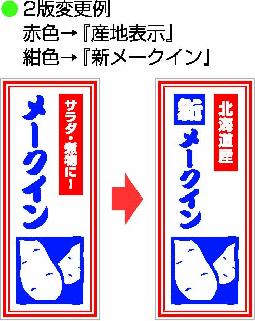 ラップイン　新鮮パック　規格印刷袋