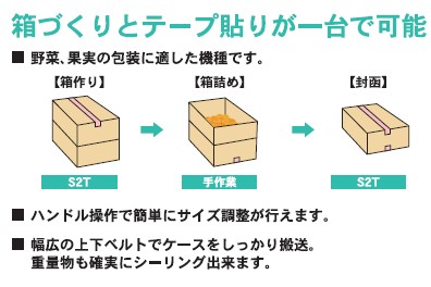 箱作りカートンシーラー siat S2T
