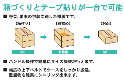 箱作りカートンシーラー siat S2T