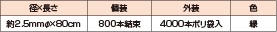 PP花紐グリーン