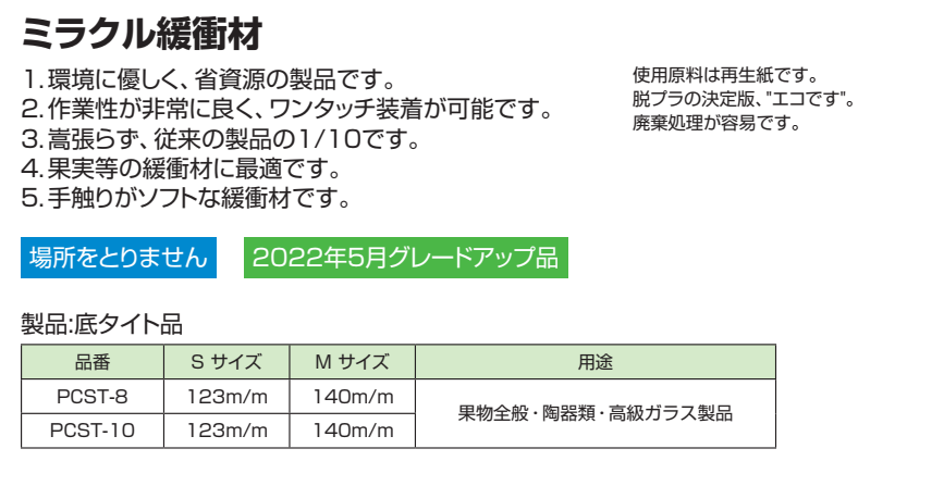 ミラクル緩衝材